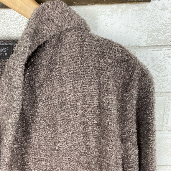 Barefoot Dreams Cozy chic lite Hooded Cardigan XS - Picture 7 of 10